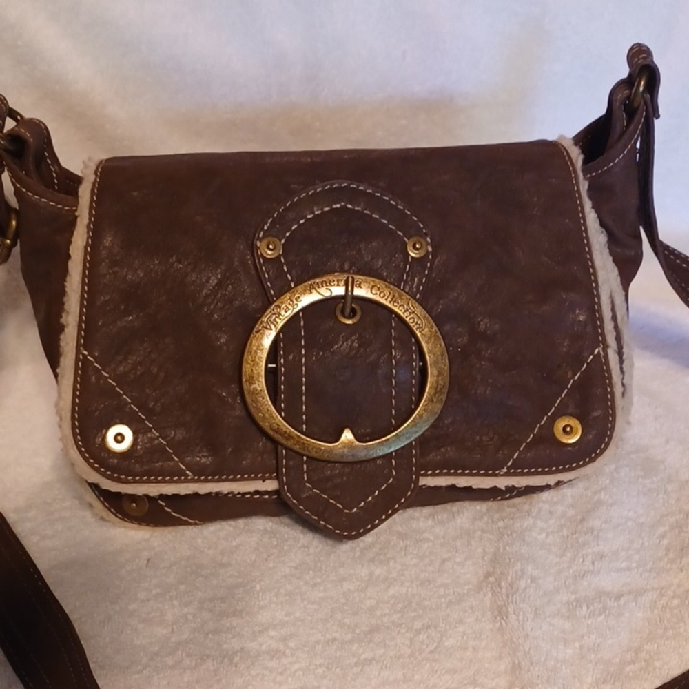 Vintage American Collection by nine West crossbody purse brown